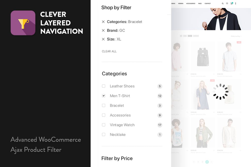CleverLayeredNavigation-WooCommerce Ajax产品