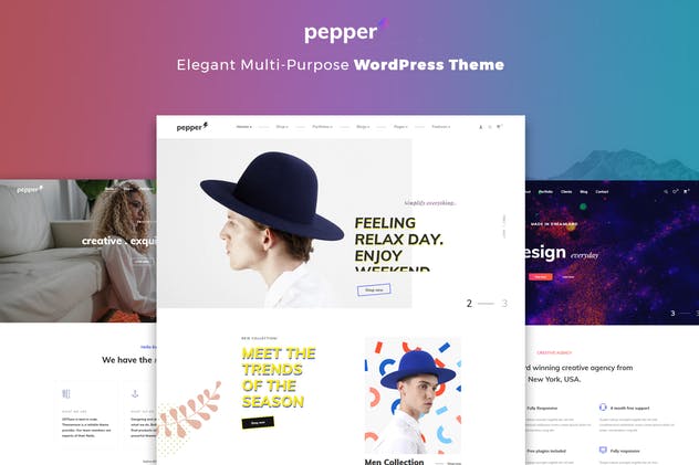 Pepper-Elegent多用途WordPress主题