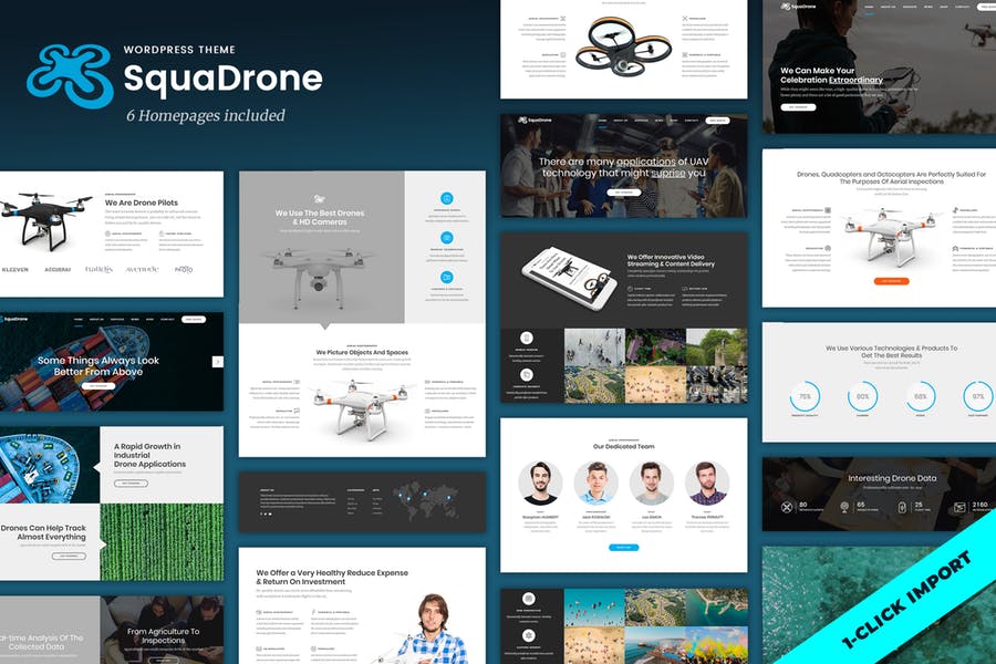 SquaDrone-无人机和无人机业务WordPress主题