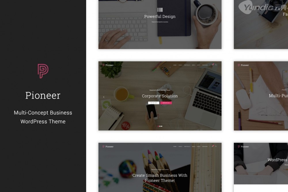 先锋-多概念公司WordPress主题