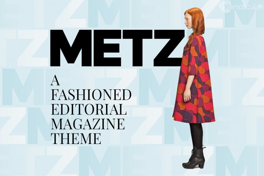 Metz -编辑杂志博客主题