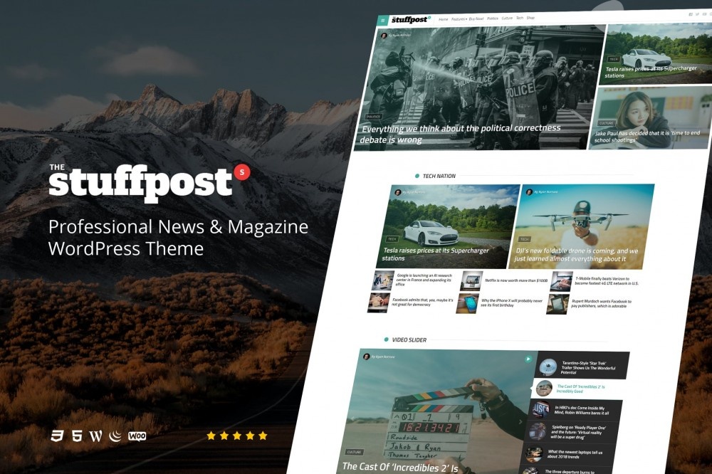 StuffPost -专业新闻&放大器;杂志WordPress