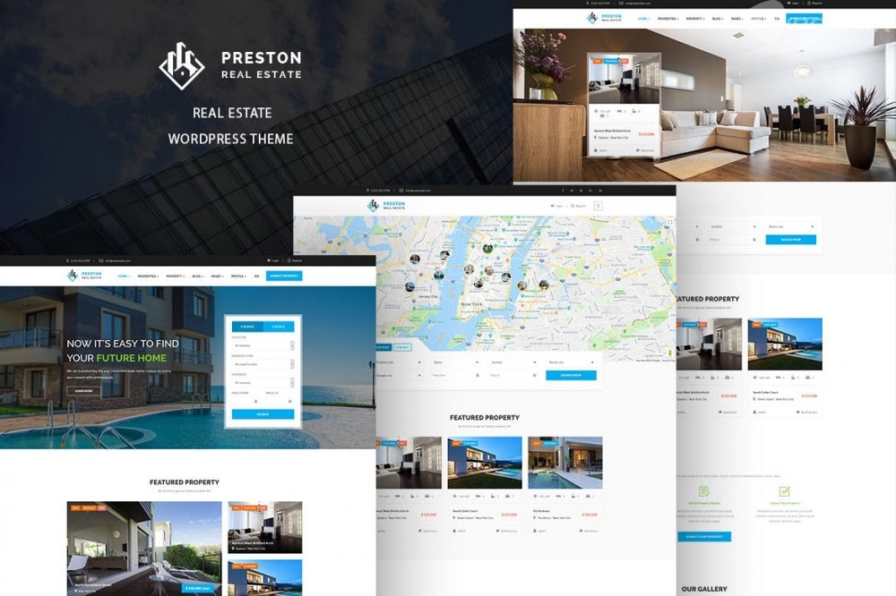 Preston -房地产WordPress主题