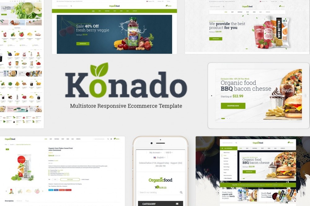 Konado -有机WooCommerce WordPress主题