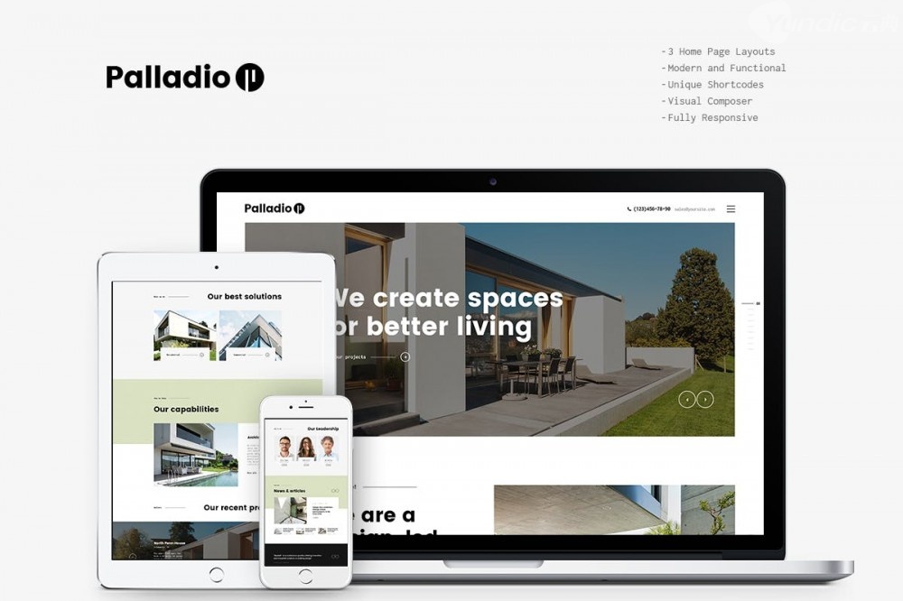 帕拉迪奥-室内设计架构WP主题