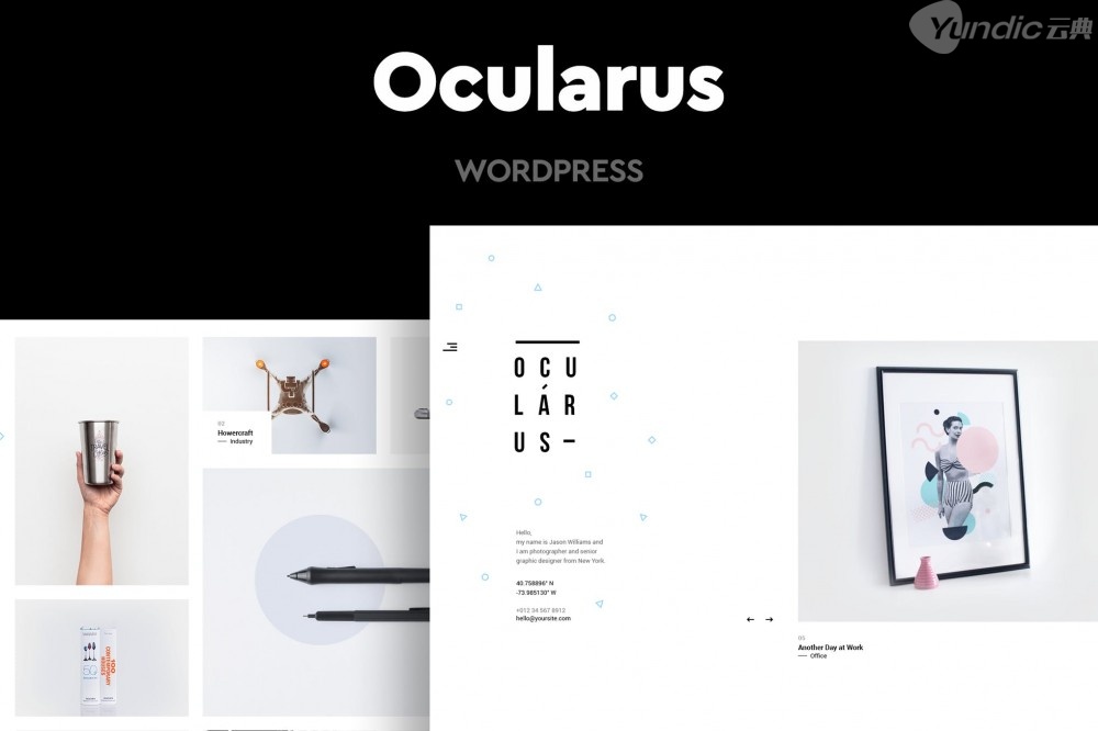 Ocularus – WordPress主题的最小摄影