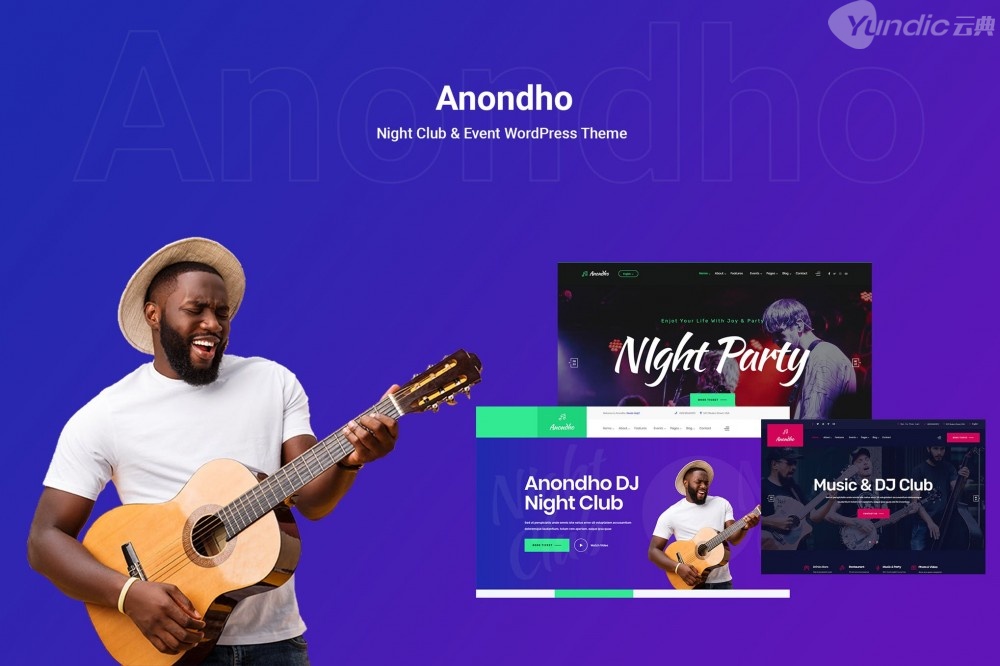 Anondho -夜总会事件WooCommerce WordPress