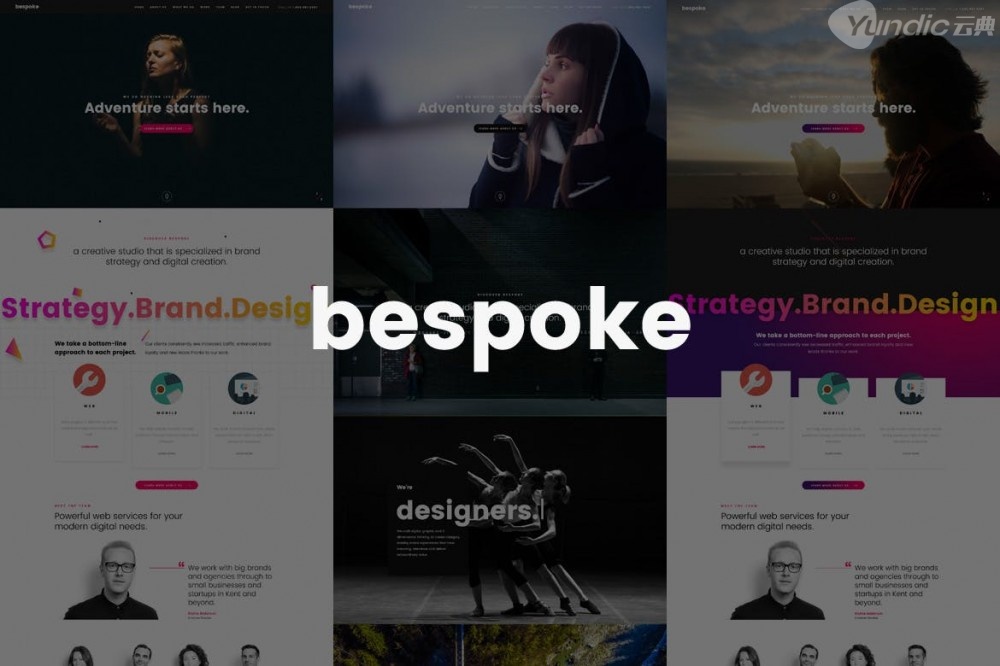 定制Onepage创意WordPress主题