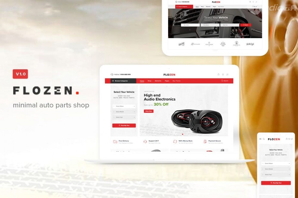 Flozen – WooCommerce AJAX WordPress主题