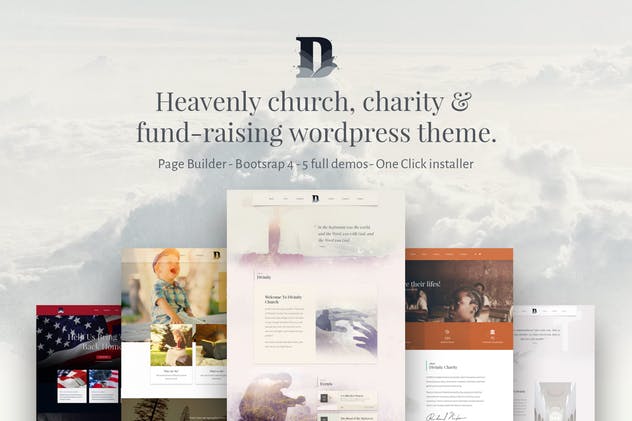 Divinity-教堂＆Nonprofit wordpress theme