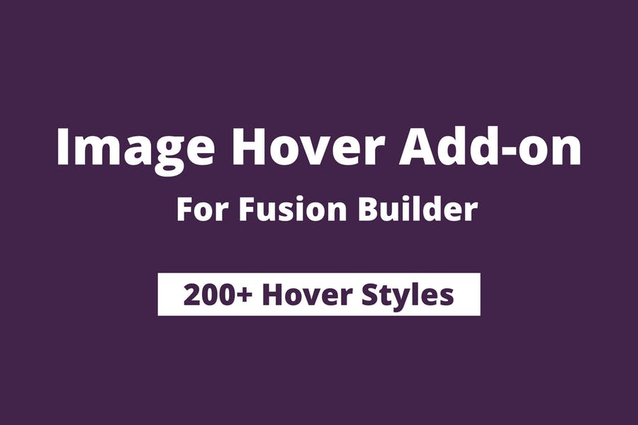 用于Fusion Builder和Avada的图像悬停加载项