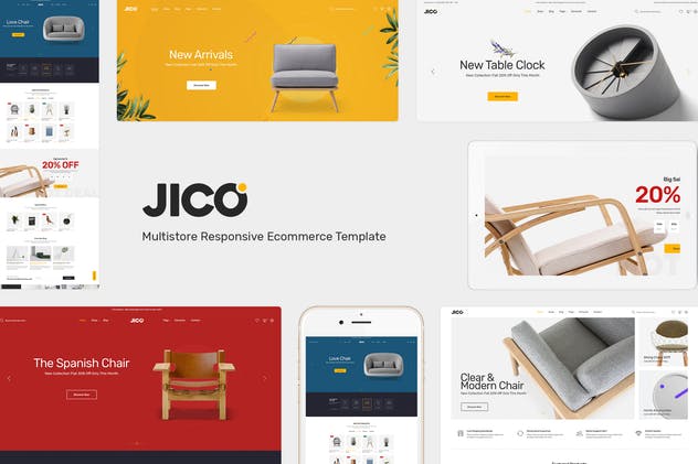 Jico-WooCommerce WordPress的家具和装饰