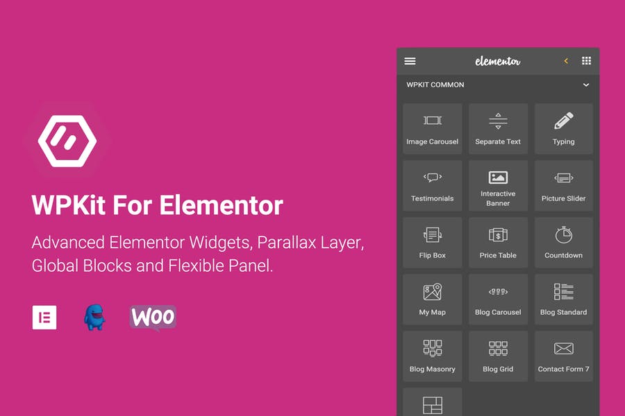 WPKit For Elementor-高级小部件和插件