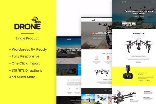 Drone-单一产品WordPress主题