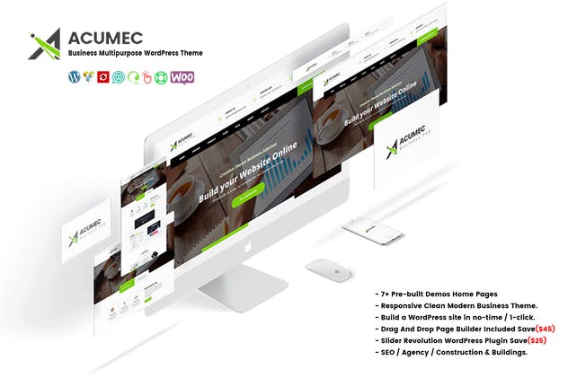 Acumec-商业多用途WordPress主题