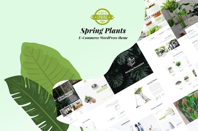SPRING-园艺和室内植物WordPress