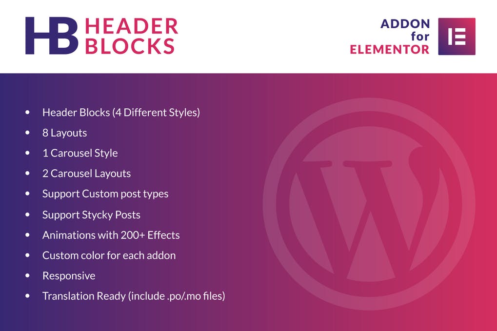 Elementor的标题块-WordPress插件