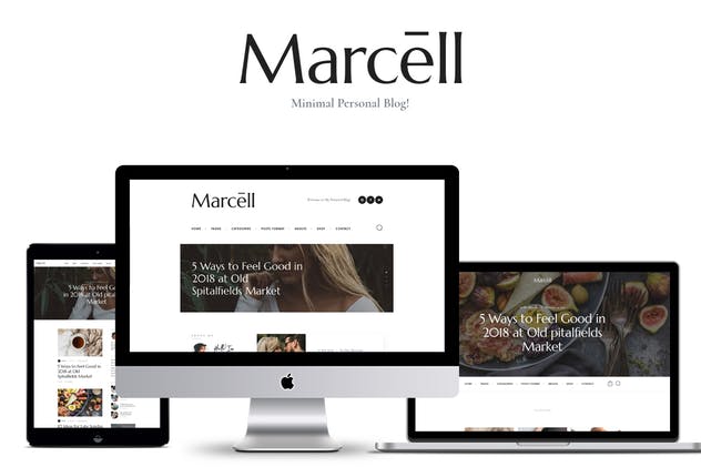 Marcell-个人博客和杂志WordPress主题