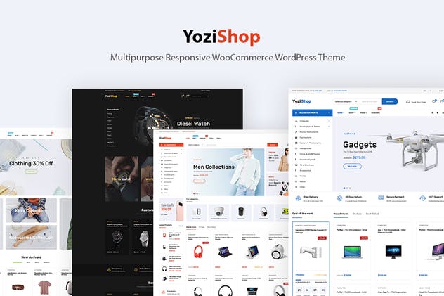 Yozi-电子WooCommerce WordPress主题