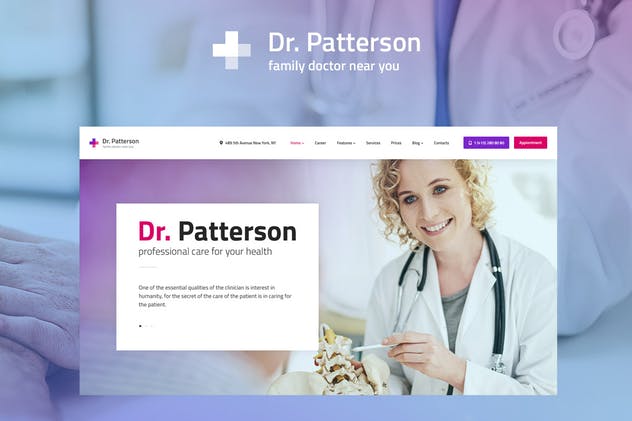 Dr.Patterson-通用型医学WordPress主题