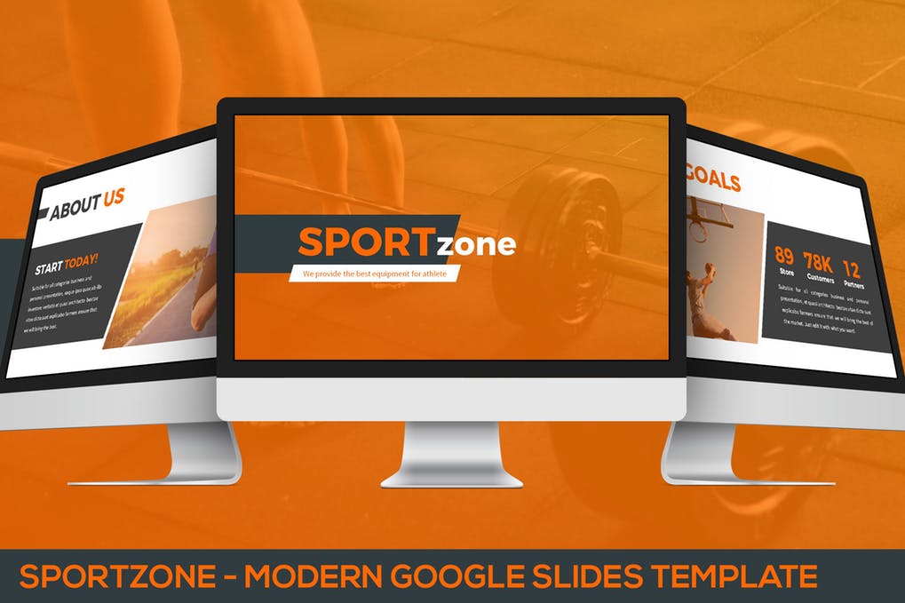 Sportzone-现代Google幻灯片模板