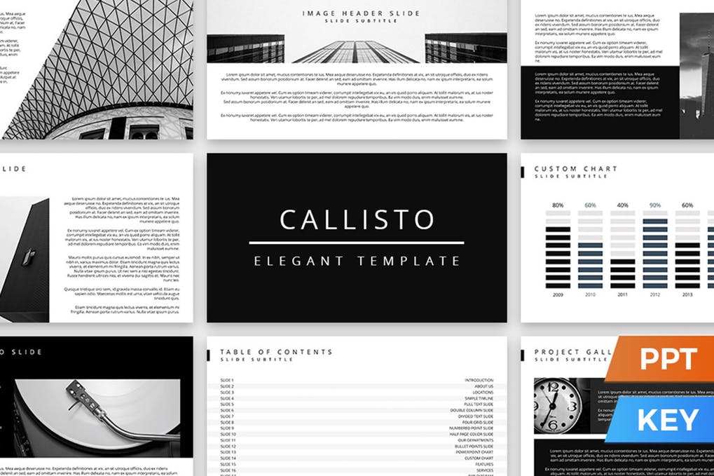 Callisto演示模板