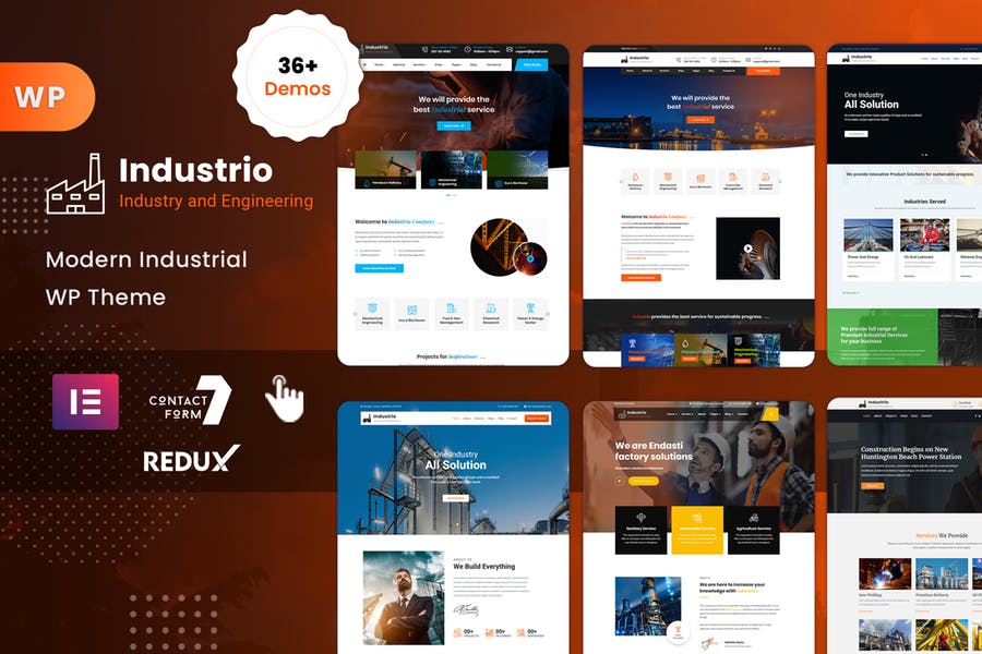 Industrio-工业和工厂WordPress