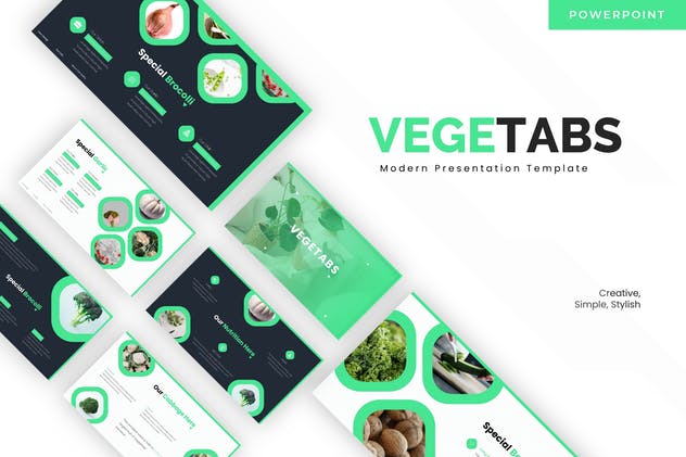 Vegetab-Powerpoint模板