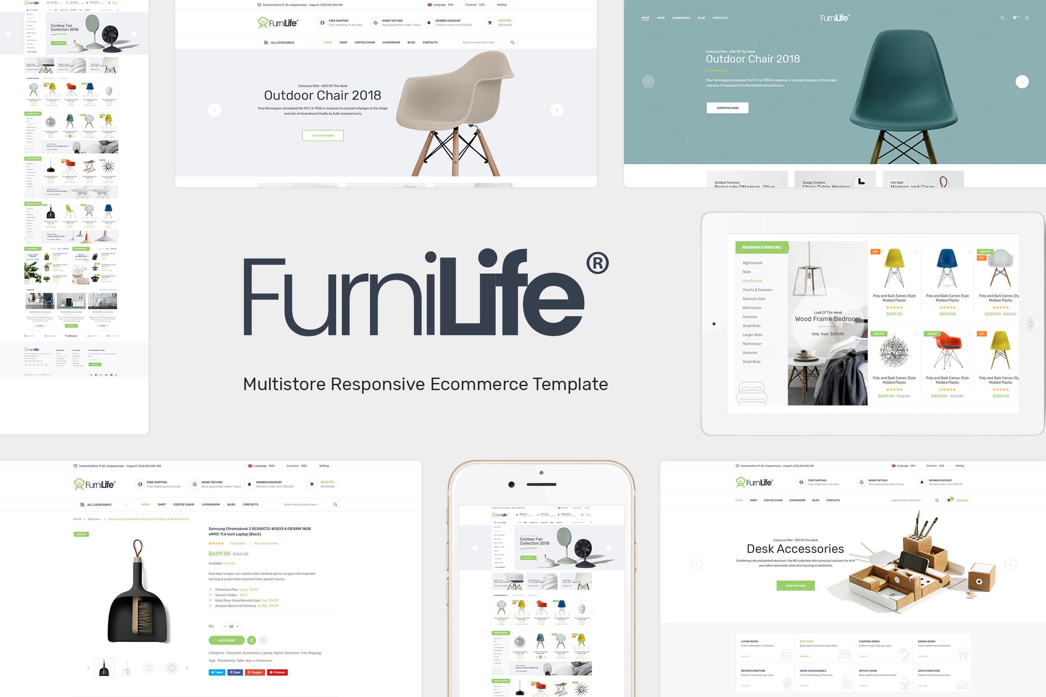 Furnilife-家具主题WooCommerce WordPress