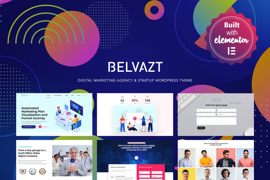 Belvazt-数字营销机构WordPress主题