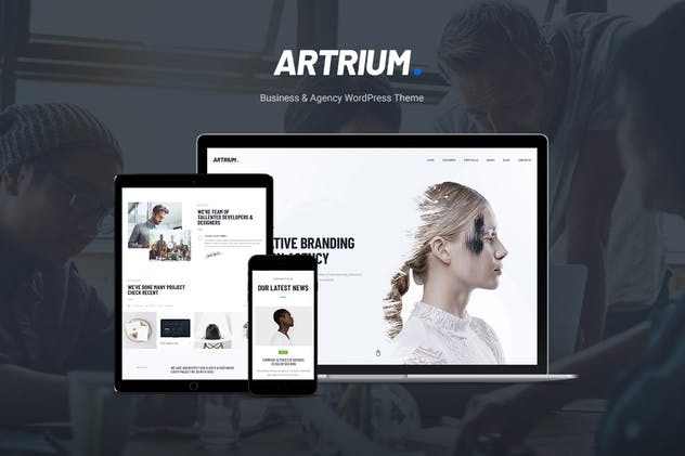 Artrium-广告素材代理和Web Studio WP主题