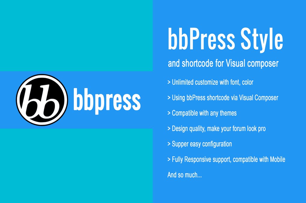 bbPress Visual Composer的样式和简码-wordpress插件