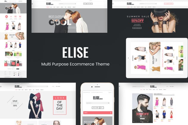 SEO标题预览:
Elise-时尚WooCommerce WordPress主题 - 口袋资源