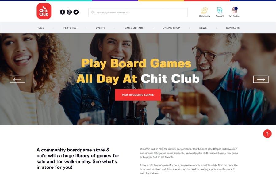 Chit Club-桌游俱乐部和咖啡厅