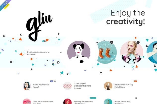 Gliu-创意WordPress博客主题 - 口袋资源
元描述预览:
