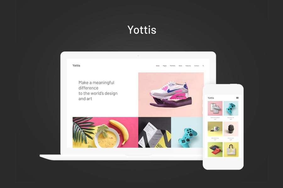 Yottis-个人作品集/博客/简历WordPress主题