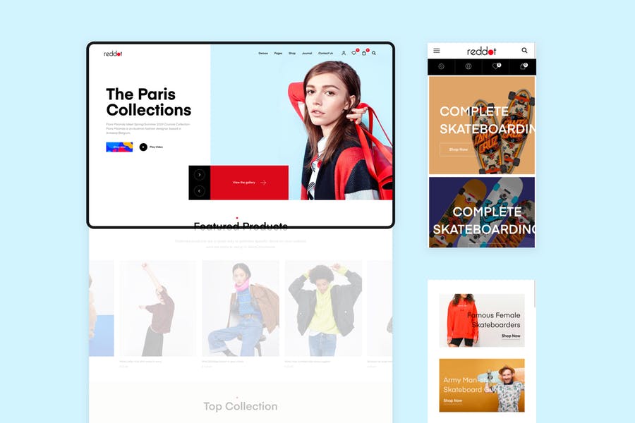 Reddot-最小和现代WooCommerce主题