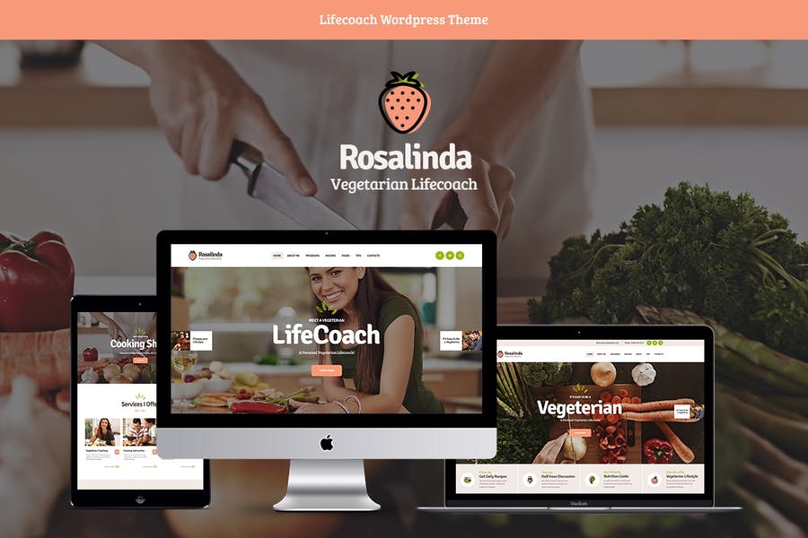 Rosalinda-健康和素食博客WordPress主题
