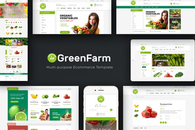 Greenfarm-有机WooCommerce WordPress主题
