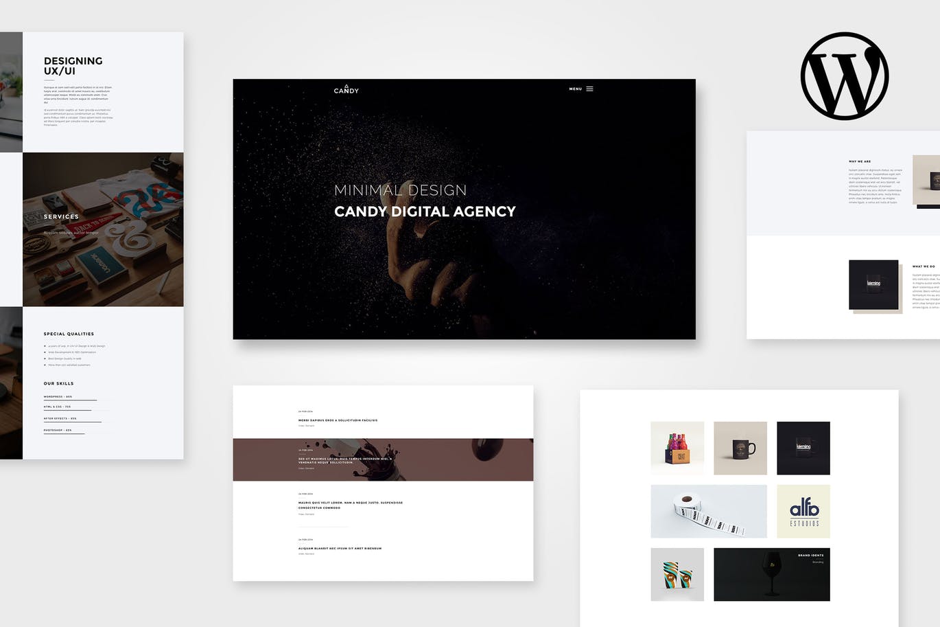 Candy| 单页和多页WP