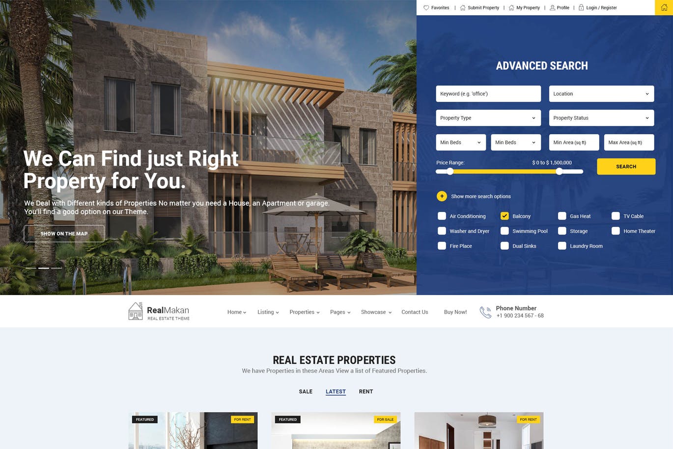 Castle-房地产模板