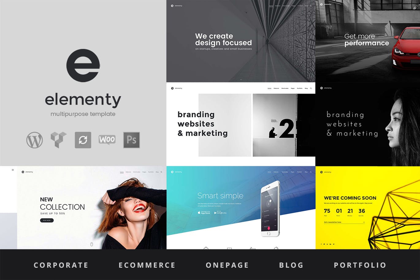 Elementy-多用途WordPress主题