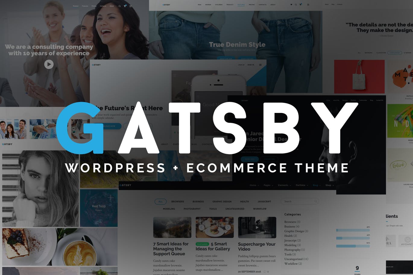 Gatsby-WordPress +电子商务主题