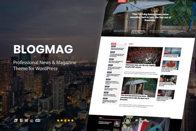 BlogMag-WordPres的专业杂志主题