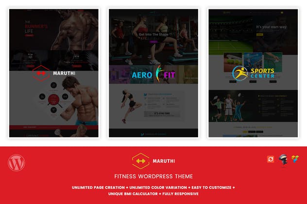 Maruthi Fitness-健身中心WordPress主题