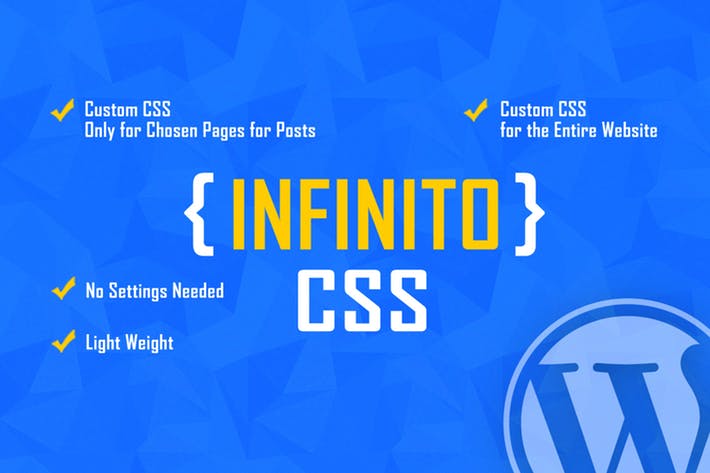 INFINITO-用于选定页面和帖子的自定义CSS