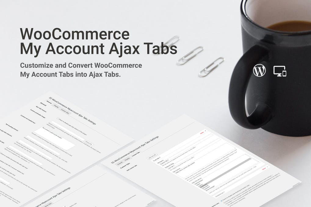 WooCommerce Myaccount AJAX选项卡