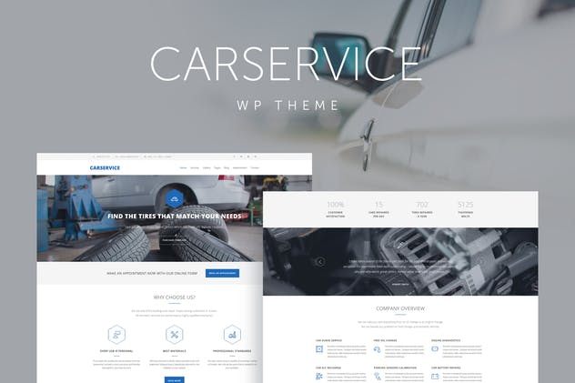 Car-service-Mechanic Auto Shop WordPress主题