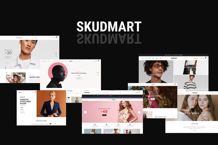 Skudmart-干净，最小的WooCommerce主题