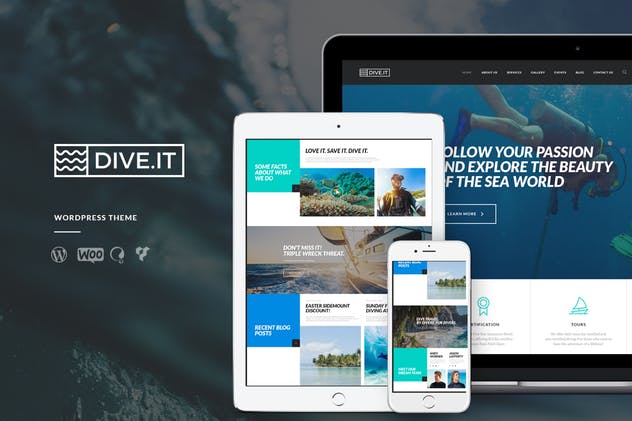 DiveIt-潜水学校，海上旅行